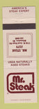 Matchbook Cover - Mr Steak Milwaukee WI