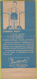 Matchbook Cover - Cerebral Palsy Treatment Berkshire County MA? 30 Strike