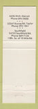 Matchbook Cover - Senate Coney Island Hot Dogs Southfield Detroit MI TEAL