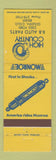 Matchbook Cover - Monroe Shocks High Country Auto Parts Golden Colorado