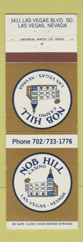 Matchbook Cover - Nob Hill Casino Las Vegas NV