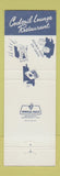 Matchbook Cover - Nob Hill Casino Las Vegas NV