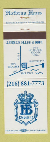 Matchbook Cover - Hofbrau Haus Cleveland OH Oktoberfest Painesville