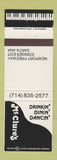 Matchbook Cover - McClure's Restaurant Santa Ana CA