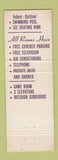 Matchbook Cover - Empress Motel Atlantic City NJ
