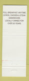 Matchbook Cover - Louie's Texas Red Hots Buffalo NY