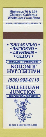 Matchbook Cover - Hallelujah Junction General Store Chilcoot CA
