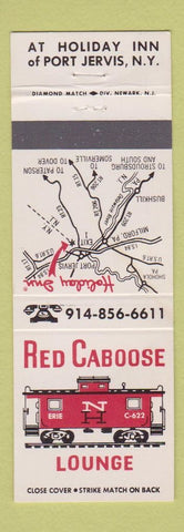 Matchbook Cover - Red Caboose Lounge Port Jervis NY