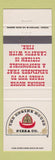 Matchbook Cover - The Engine House Pizza Portland OR