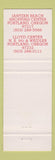 Matchbook Cover - The Engine House Pizza Portland OR