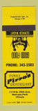 Matchbook Cover - Family Pirro's Restaurant Melrose Park IL