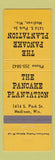 Matchbook Cover - Pancake Plantation Madison WI