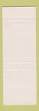 Matchbook Cover - Cold Spring Motors Cold Spring MN
