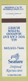 Matchbook Cover - Seafare Seafood Restaurant Murrells Inlet SC