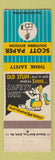 Matchbook Cover - Scott Paper Safety Southern Division Mobile? AL?