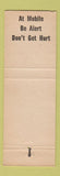 Matchbook Cover - Scott Paper Safety Southern Division Mobile? AL?