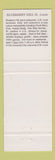 Matchbook Cover - Blueberry Hill St Louis MO Hamburgers
