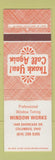 Matchbook Cover - Window Works Columbus OH