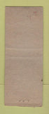 Matchbook Cover - Warren Hotels Salina McPherson Garden City Liberal KS BOBTAIL