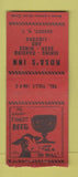 Matchbook Cover - Rosa's Inn Cardiff NY BOBTAIL
