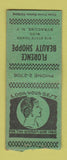 Matchbook Cover - Florence Beauty Shoppe Syracuse NY WEAR BOBTAIL