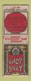 Matchbook Cover - Beaumont Grill Syracuse NY Chinese SAFETY FIRST POOR BOBTAIL