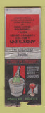 Matchbook Cover - Andy's Inn Fairmount Corners NY? WEAR BOBTAIL