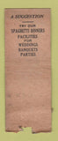 Matchbook Cover - Andy's Inn Fairmount Corners NY? WEAR BOBTAIL