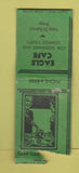 Matchbook Cover - Eagle Cafe Syracuse NY WORN BOBTAIL