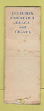 Matchbook Cover - Abraham's Cut Rate Drugs Burlington VT WEAR BOBTAIL
