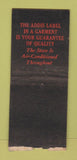 Matchbook Cover - Addis Company Women's Clothes Syracuse NY WEAR BOBTAIL