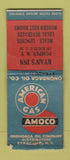 Matchbook Cover - Amoco oil gas Ryan's Pompey NY WORN BOBTAIL