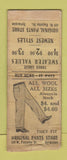 Matchbook Cover - Original Pants Store Syracuse NY WORN BOBTAIL