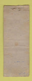 Matchbook Cover - Jake's Grill Syracuse NY WORN BOBTAIL