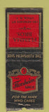 Matchbook Cover - Florsheim Shoes Flemma Bros Utica NY WEAR BOBTAIL