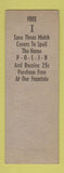 Matchbook Cover - Polin Drug Chicago IL SAMPLE