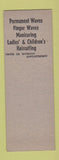 Matchbook Cover - Byder's Beauty Shop SAMPLE