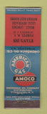 Matchbook Cover - Ryan's Inn Pompey NY Amoco oil gas WORN