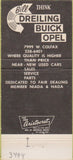 Matchbook Cover - Dreiling Buick Denver CO 30 Strike