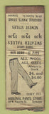 Matchbook Cover - Original Pants Store Syracuse NY WORN BOBTAIL