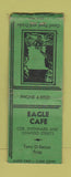 Matchbook Cover - Eagle Cafe Syracuse NY WEAR BOBTAIL