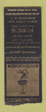 Matchbook Cover - Rube's Syracuse NY girlie WORN BOBTAIL