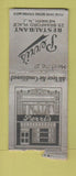 Matchbook Cover - Perri's Restaurant Newark NJ WEAR BOBTAIL