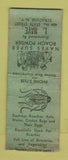 Matchbook Cover - Naves Super Roach Powder Syracuse NY POOR BOBTAIL