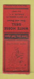 Matchbook Cover - White Horse Grill Syracuse NY BOBTAIL