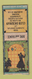 Matchbook Cover - Club Dickman Auburn NY WORN BOBTAIL