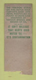 Matchbook Cover - Sterling Motor Oil gas BOBTAIL