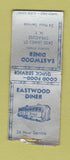 Matchbook Cover - Eastwood Diner Syracuse NY WORN BOBTAIL