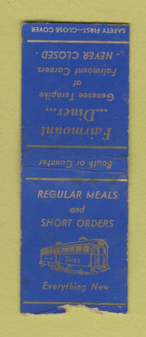 Matchbook Cover - Fairmount Diner NY? BOBTAIL