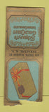 Matchbook Cover - Schrafft's Golf Chester Chocolates Syracuse NY BOBTAIL